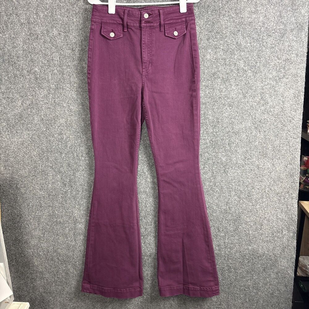 IDYLLWIND Flare bootcut Jeans Womens Size 10 Purple